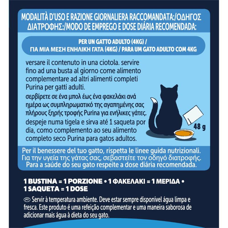 Felix Soup Cat Adult Filetti Merluzzo Tonno e Platessa 6 pz x 48 gr