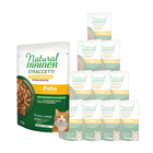 Natural Trainer Tratto urinario Straccetti con Pollo per Gatti Sterilizzati 70gr