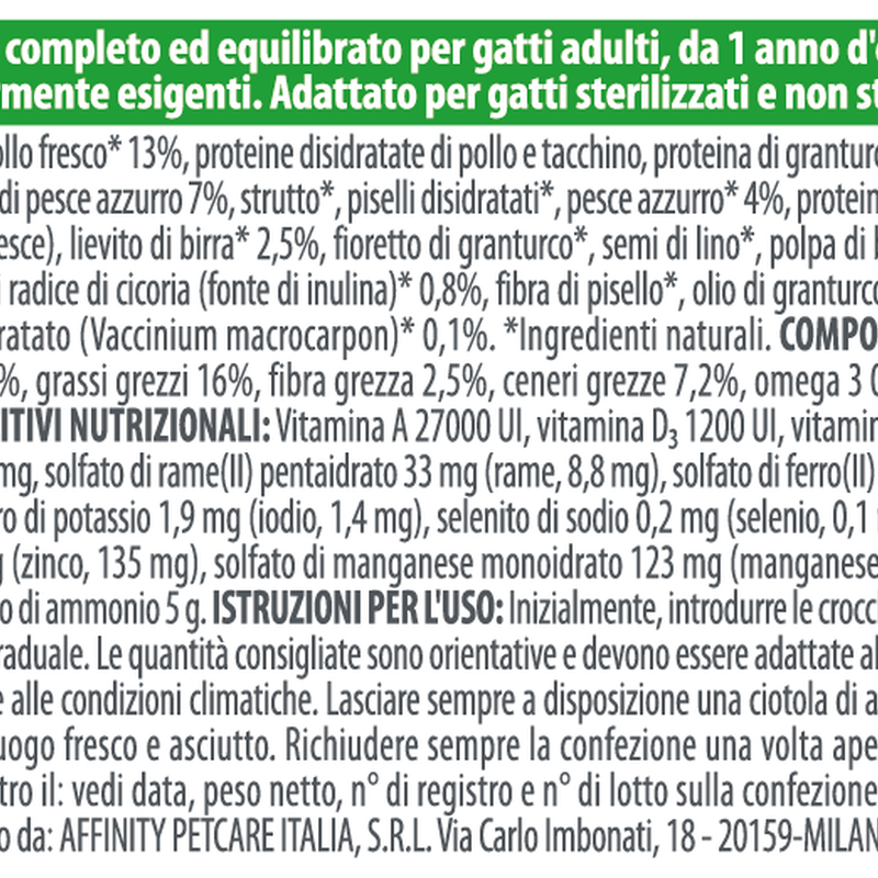 Natural Trainer Cat Exigent con Pesce Azzurro 300 gr