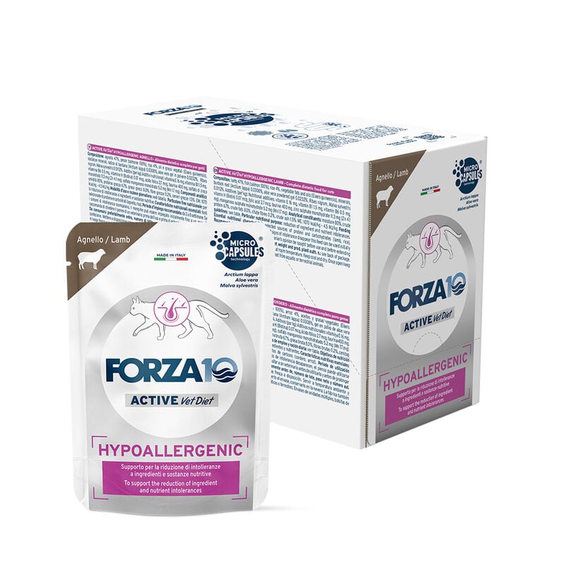 Forza 10 Active Vet Diet Cat Adult Hypoallergenic Agnello 80gr