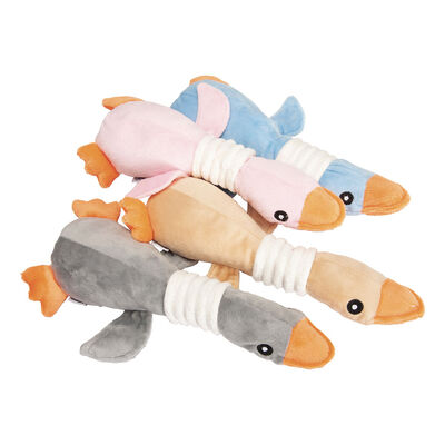Camon Oca colorata in peluche con squeaker