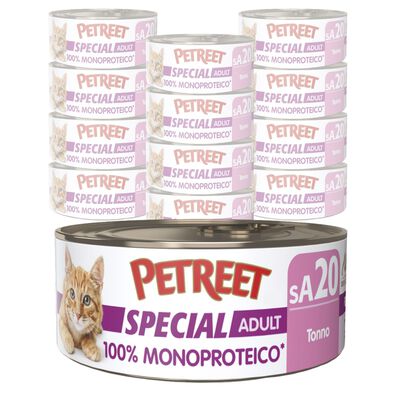 Petreet Cat 100% Monoproteico Tonno 60 gr