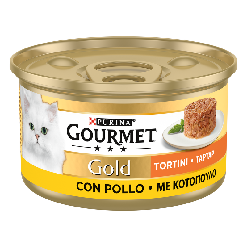 Gourmet Gold Cat Adult Tortini con Pollo 85 gr