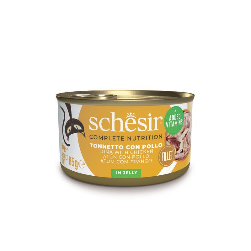 Schesir Cat Adult Tonnetto con pollo jelly 85g