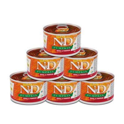 Farmina N&D Pumpkin Dog Adult Mini Quaglia & Zucca 140 gr