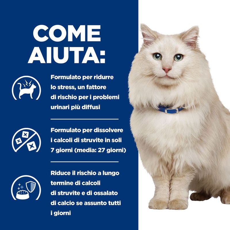 Hill's Prescription Diet Cat c/d Multicare Stress Urinary Care Spezzatino con Pollo e Verdure 82 gr