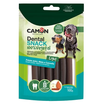Camon Dental Snack Light Patata dolce con Mela e Cannella 100gr