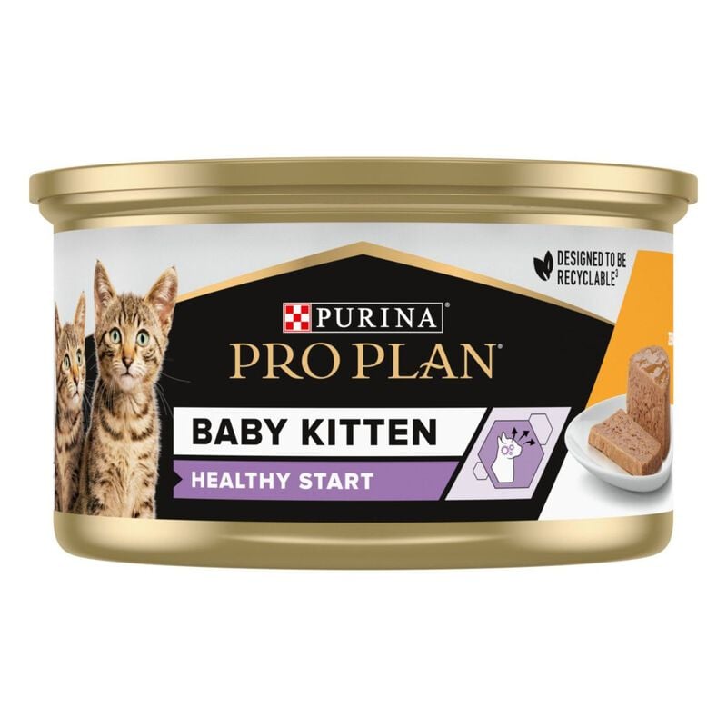 Purina Pro Plan Cat Baby Kitten Mousse Ricco in Pollo 85 gr