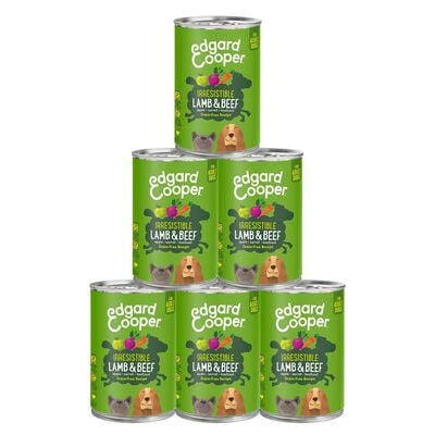 Edgard & Cooper Dog Adult Agnello e Manzo 400 gr