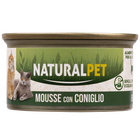 Naturalpet Cat Adult Mousse con Coniglio 85 gr
