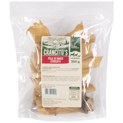 Crancito's Dog Adult Pelle di manzo essiccata 250gr