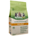 Naturalpet Cat Adult Hairball ricco in Pollo 1,5kg