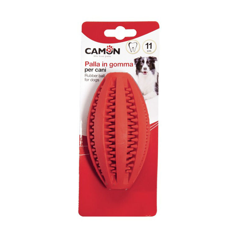 Camon Gioco in gomma Dental fun palla rugby 11 cm