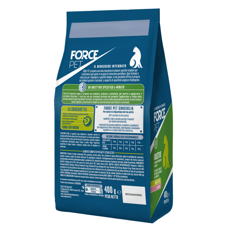 Forcepet Cat Adult Steril Digestive con maiale 400gr