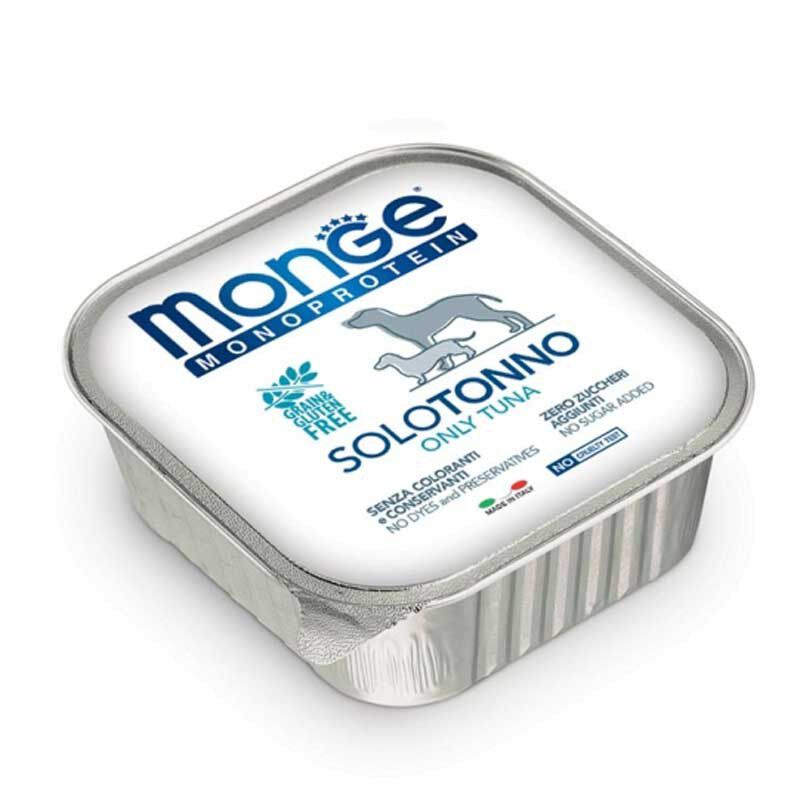 Monge Monoprotein per cani adulti Pat&eacute; Solo Tonno 150 gr