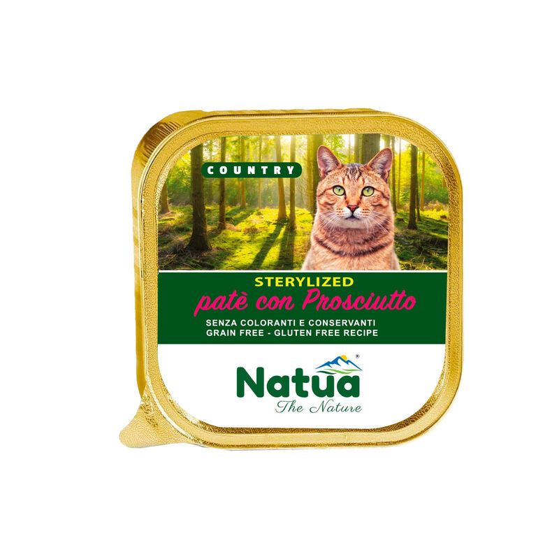Natua Country Cat Adult Sterilised Prosciutto 100 gr