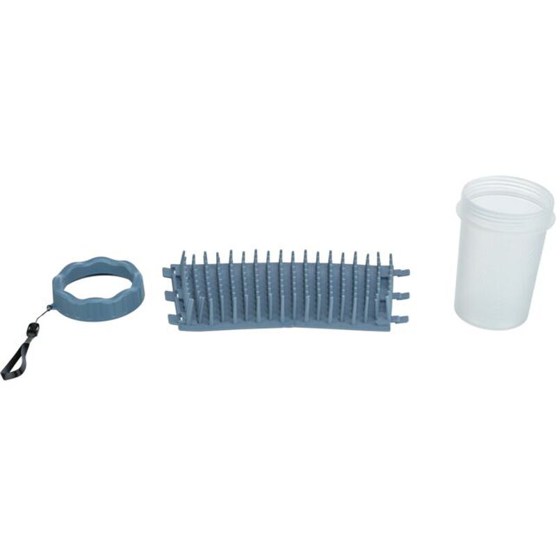 Trixie Pulisci Zampe in silicone blu M-L
