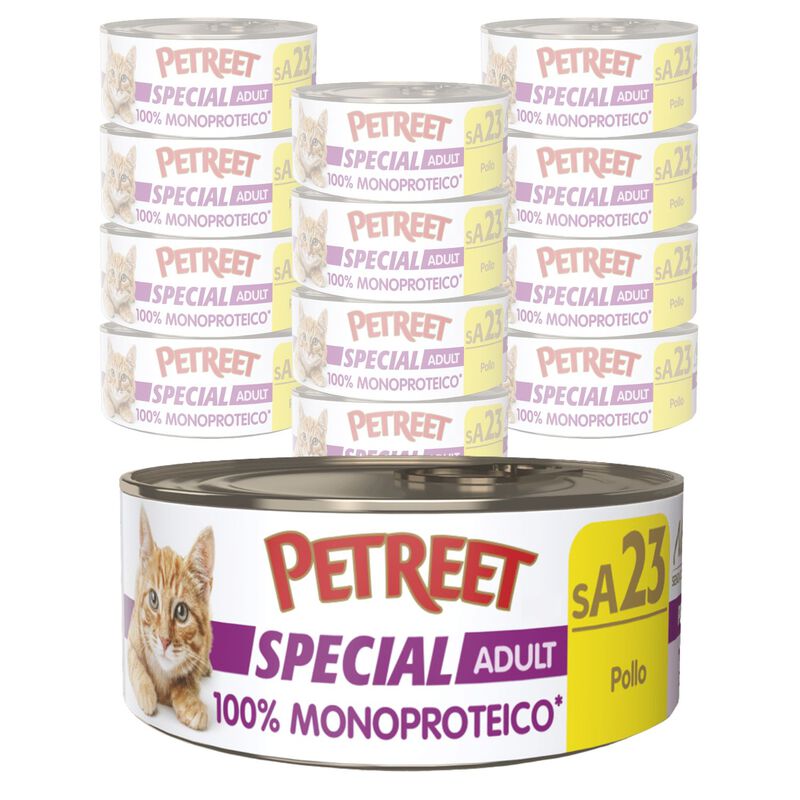 Petreet Cat 100% monoproteico Pollo 60 gr