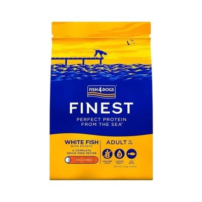 Fish4dogs Finest Dog Adult Small Pesce Bianco 1,5 kg
