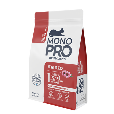 Monopro Cat Adul Sterilized Manzo 350 g