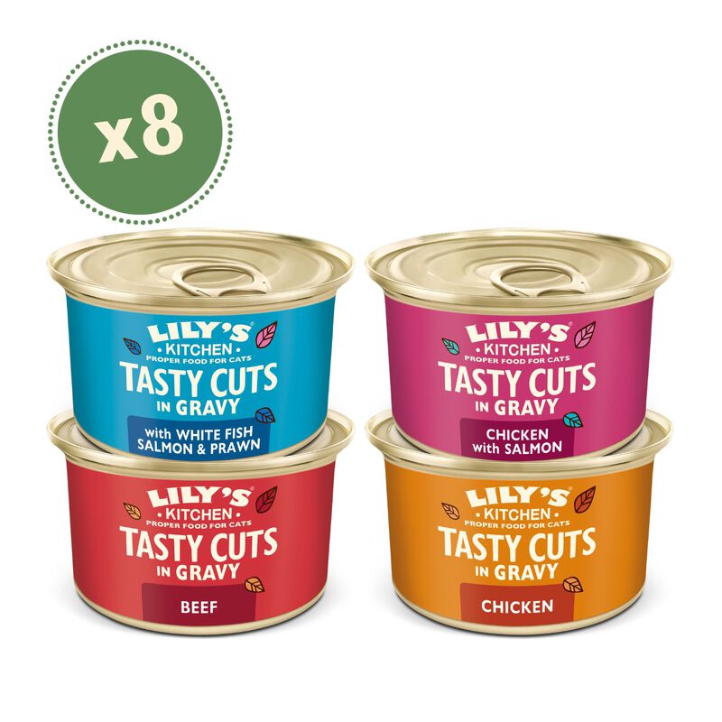 Lily's Kitchen Cat Adult Tasty Cuts Mixed 8x85 gr