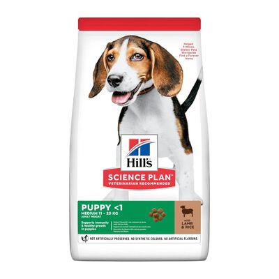 Hill's Science Plan Dog Puppy Medium con Agnello e Riso 14 kg