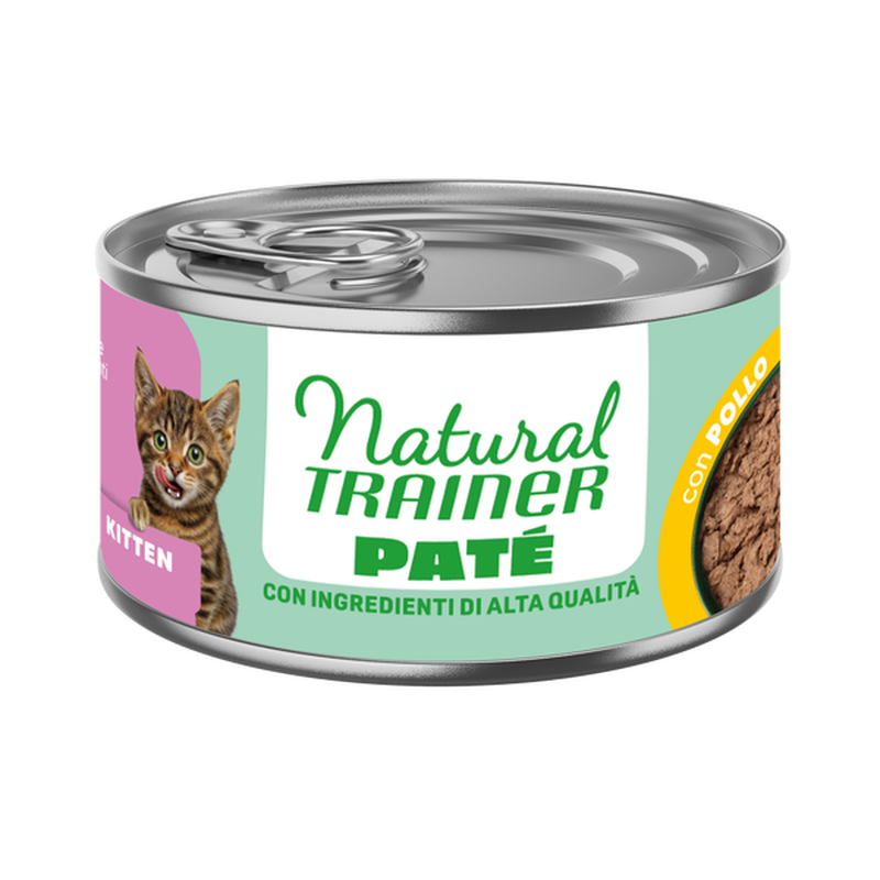 Natural Trainer Pat&eacute; con Pollo per Gattini 85gr