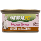 Naturalpet Kitten Prime Orme Mousse con Tacchino 85 gr