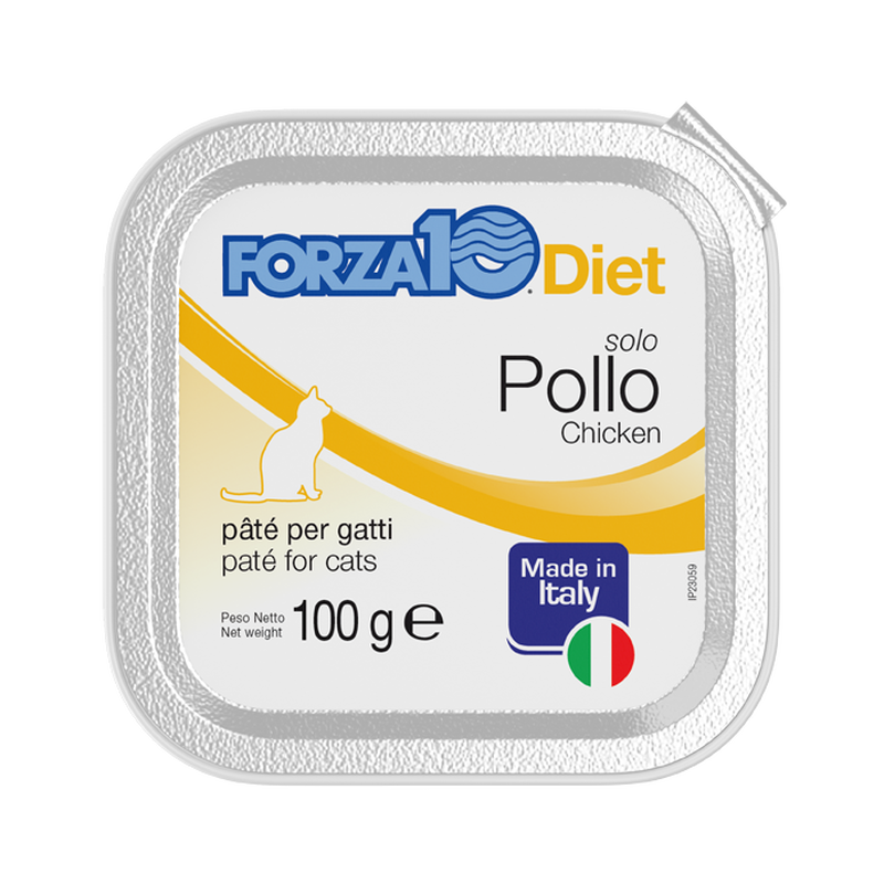 Forza10 Diet Cat Solo pat&eacute; con Pollo 100 gr