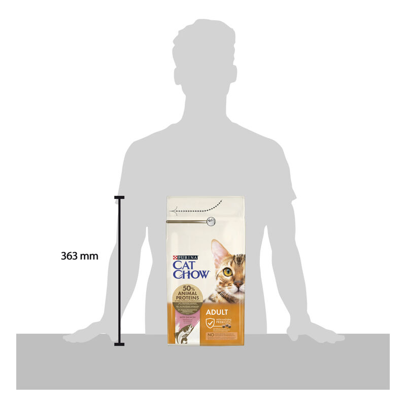 Cat Chow Adult ricco in Salmone 1,5 kg