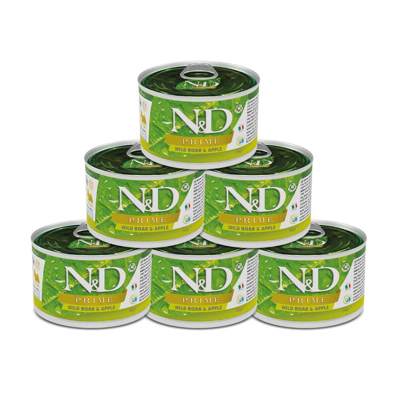 Farmina N&D Prime Dog Adult Mini Cinghiale e Mela 140 gr