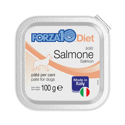 Forza 10 Mono Diet Dog Pat&eacute; Solo Salmone 100 gr