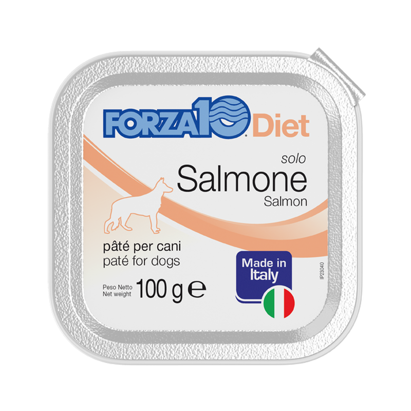 Forza 10 Mono Diet Dog Pat&eacute; Solo Salmone 100 gr