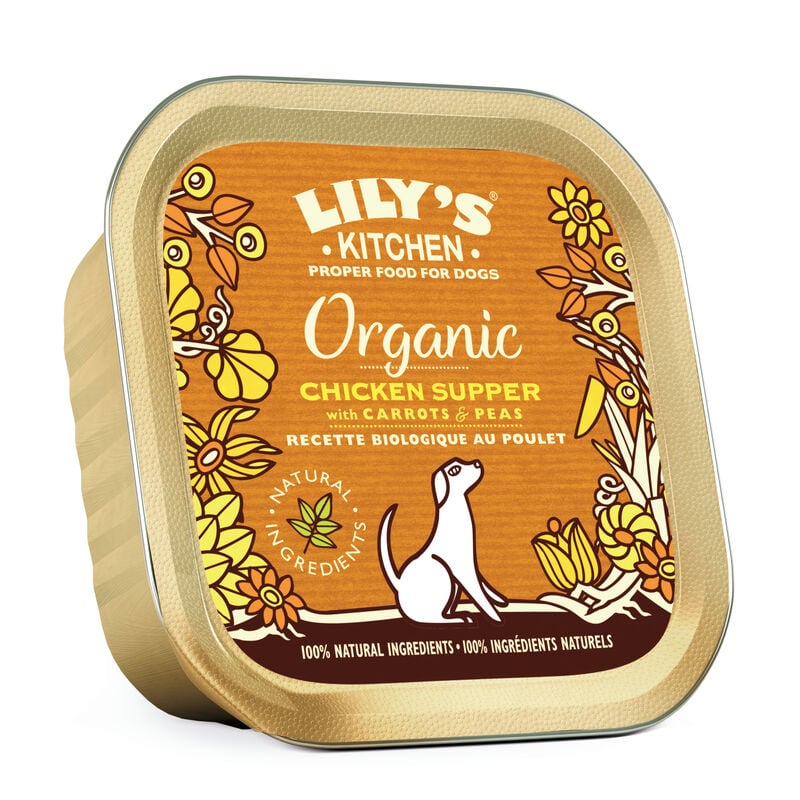 Lily's Kitchen Dog Adult Organic Chicken Supper, Pollo 150 gr