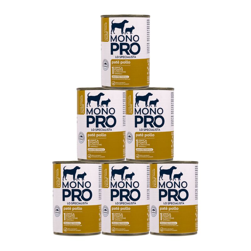 Monopro Dog Adult All Breeds Pat&egrave; Pollo 400 gr