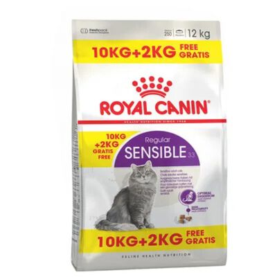 Royal Canin Cat Adult Sensible 33 10 +2 kg omaggio