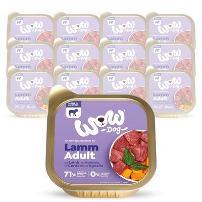 Wow Dog Adult Agnello con Zucca e Ortica 150 gr
