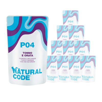 Natural Code Cat P04 Tonno e Orata 70 gr