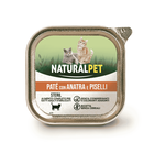 Naturalpet Cat Sterilised pat&eacute; con anatra e piselli 100gr