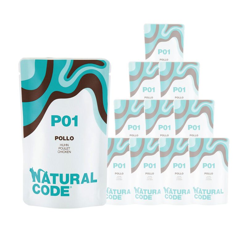 Natural Code Cat P01 Pollo 70 gr