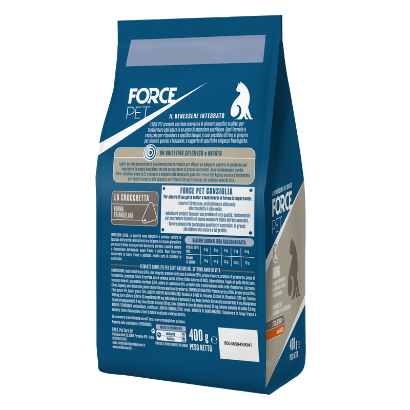 Forcepet Cat Senior 7+ anni Steril Ageing con anatra 400gr