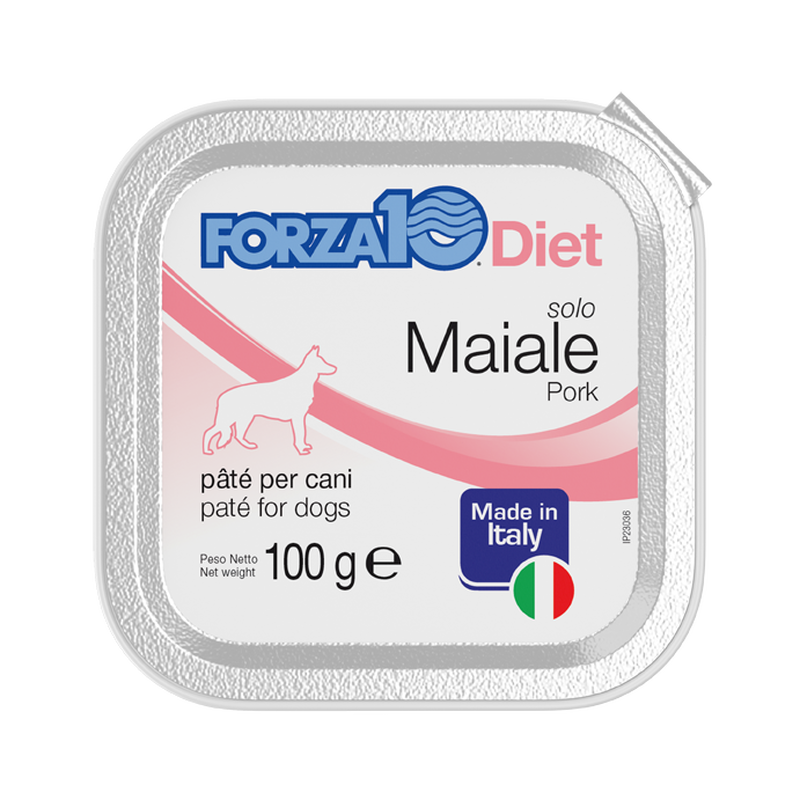 Forza 10 Mono Diet Dog pat&eacute; Solo Maiale 100 gr