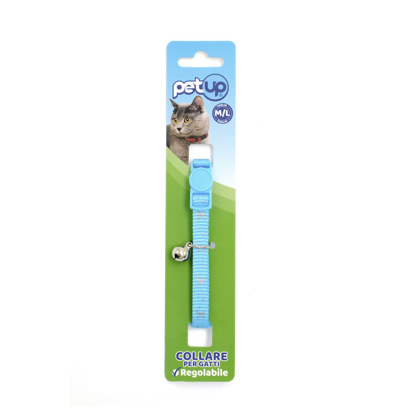 Petup Collare Gatto 10 mm Stellare Nero