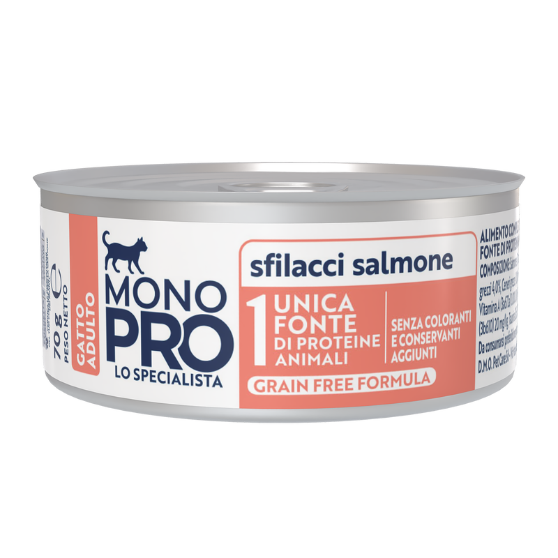 Monopro Cat Adult Sfilacci salmone 70gr