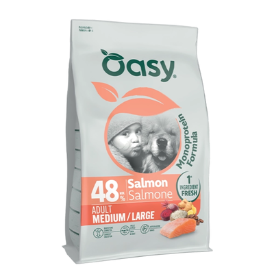 Oasy Monoprotein Formula Dog Adult Medium&large Salmone 2kg