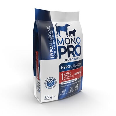 Monopro Hypoallergenic Dog Adult All breeds Manzo 2,5kg
