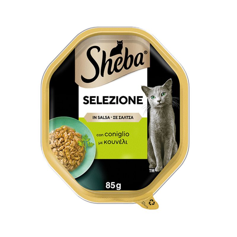 Sheba Cat Selezione in Salsa con Coniglio 85 gr