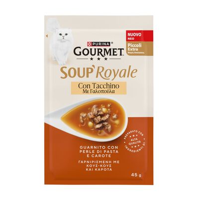 Gourmet Soup Royale cat adult Tacchino 45 gr