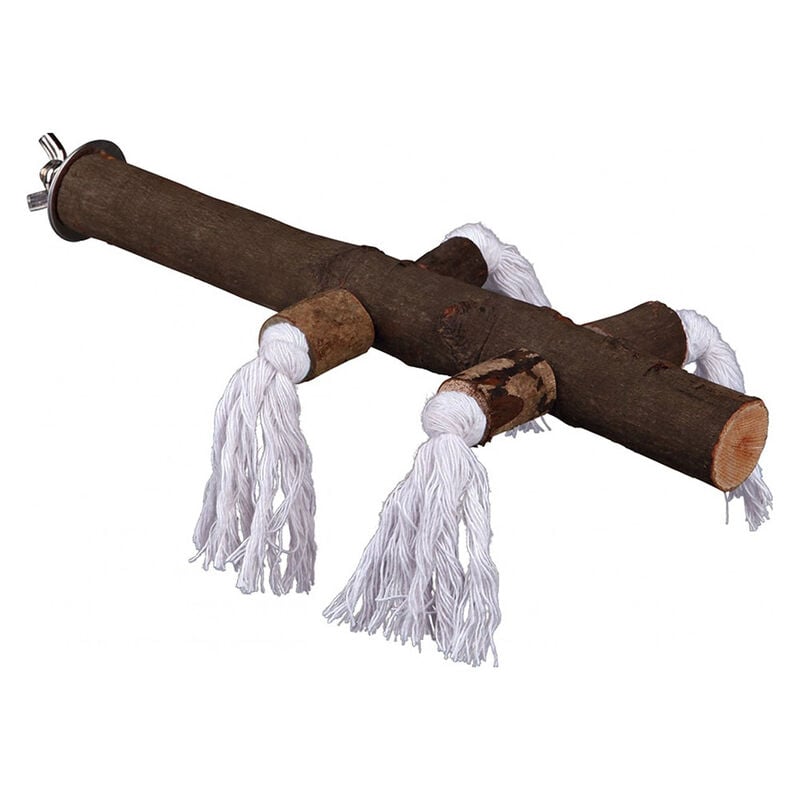 Trixie Posatoio corda e legno naturale 25 cm