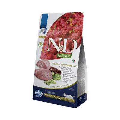 N&D Farmina Quinoa Weight Management Cat con Agnello 1,5 kg